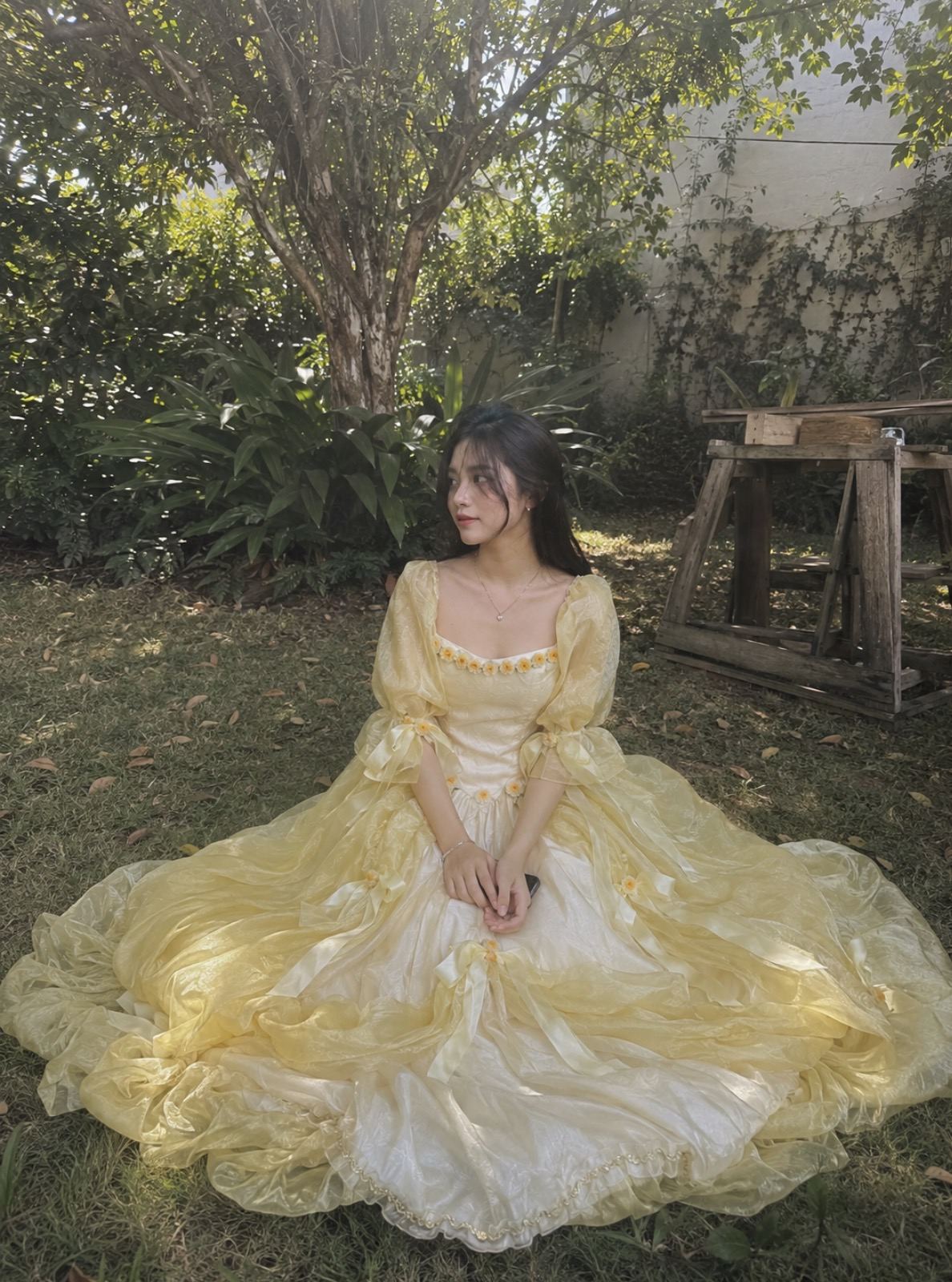 Golden Garden dress