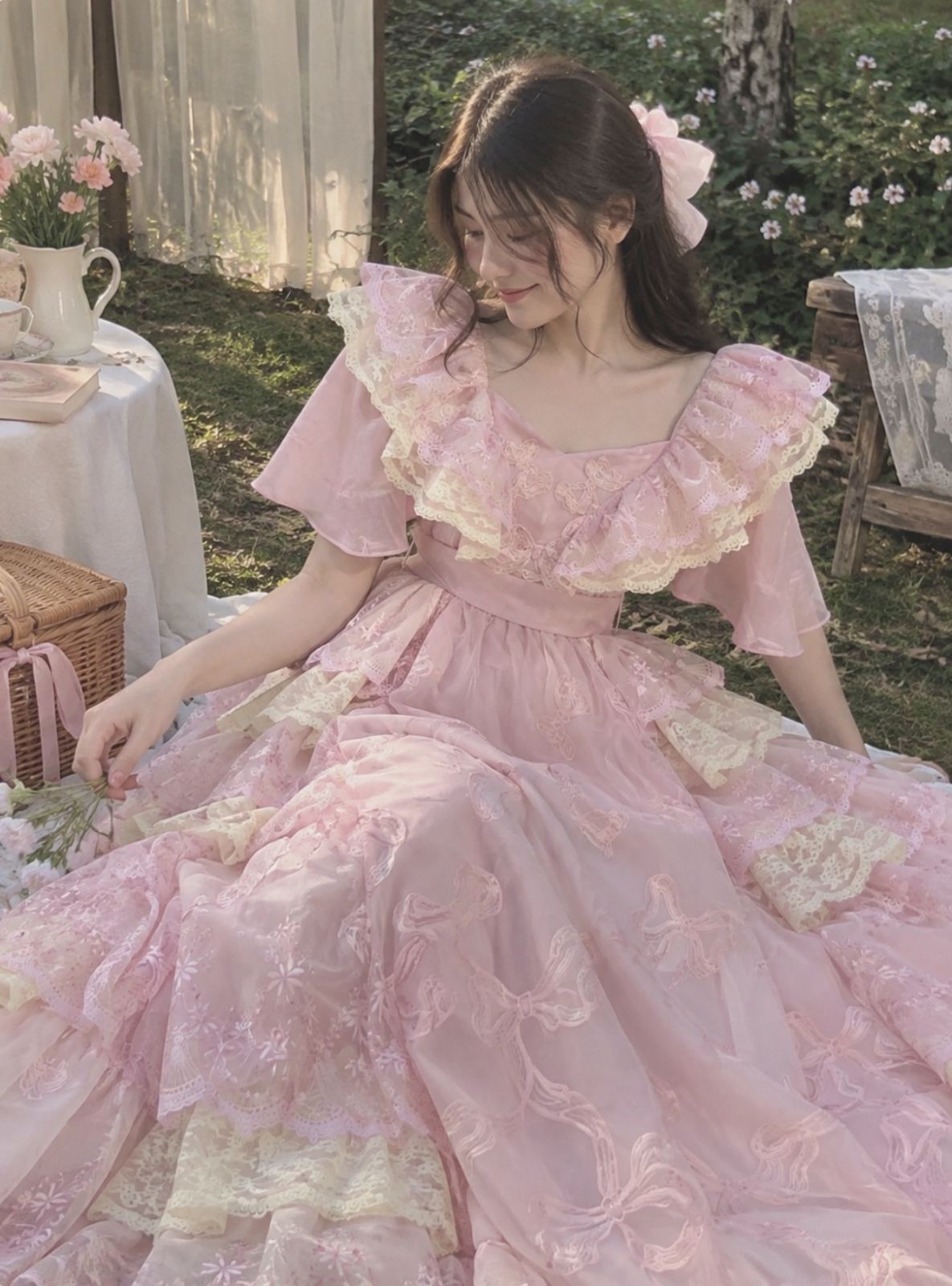 Ribbon dress