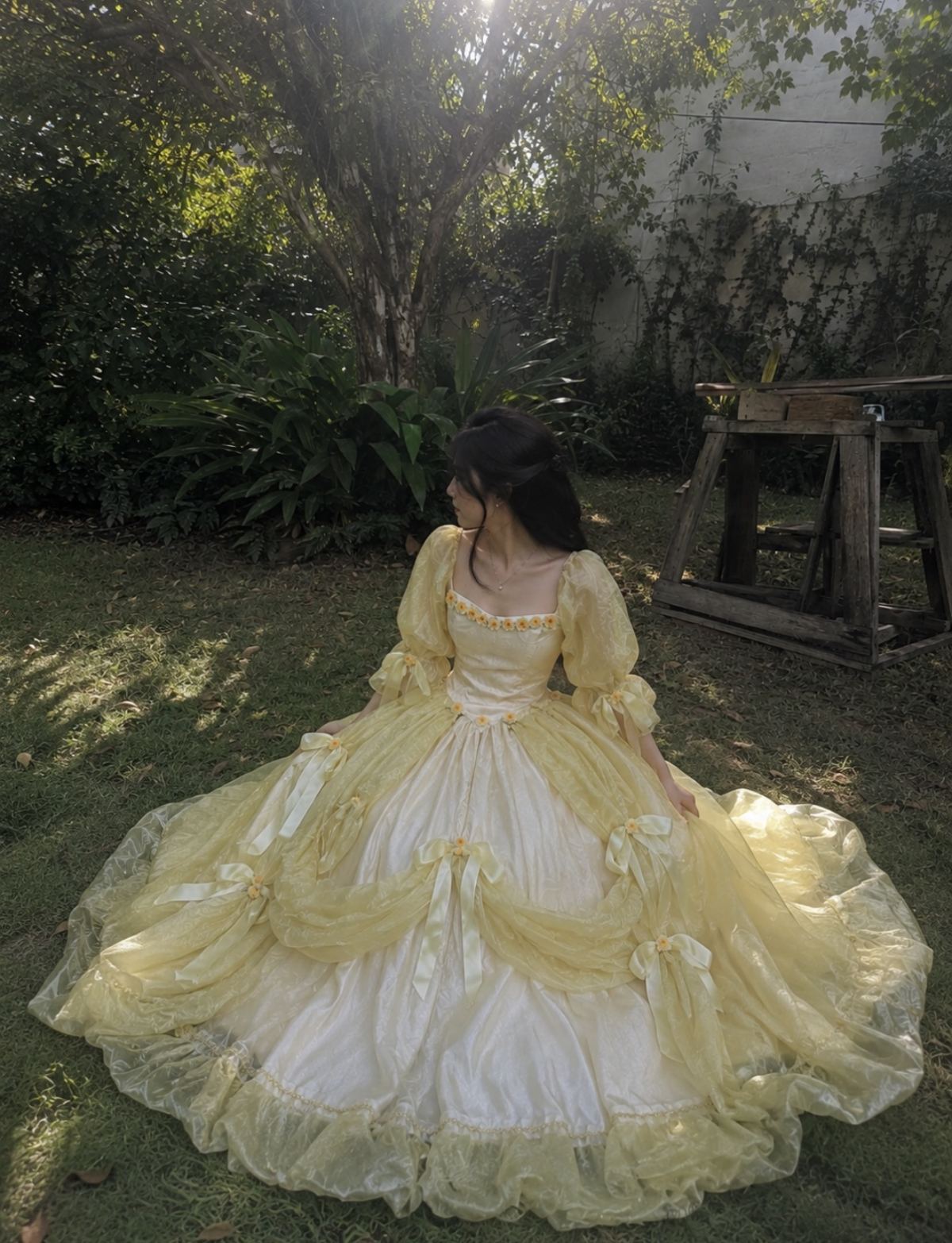 Golden Garden dress